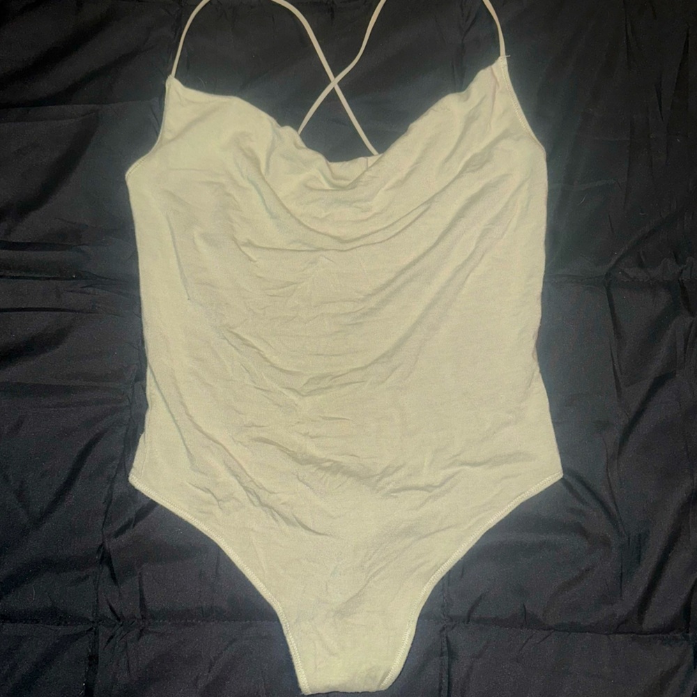 Abercrombie Soft AF Drapey Bodysuit